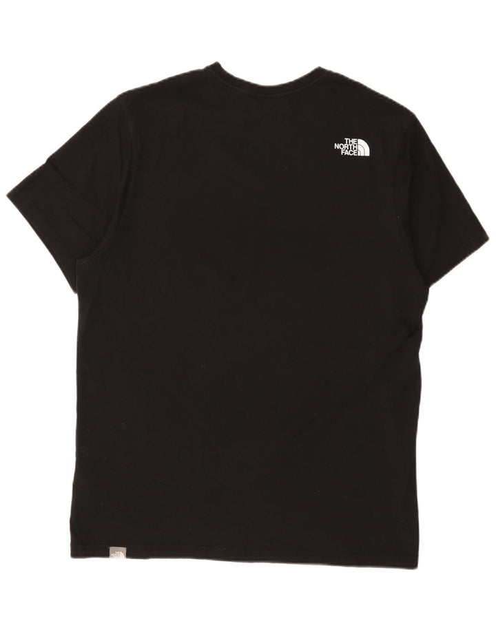 The North Face Herre Grafisk T-Shirt Top Stor Sort Bomuld