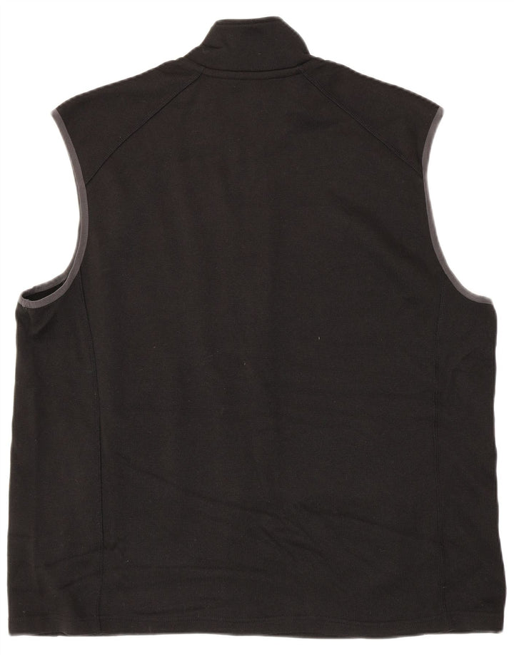 EDDIE BAUER Herre Ærmeløs træningsdragt Topjakke XL Sort Polyester