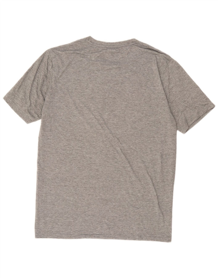 Oakley Herre Regular Fit Grafisk T-Shirt Top Stor Grå