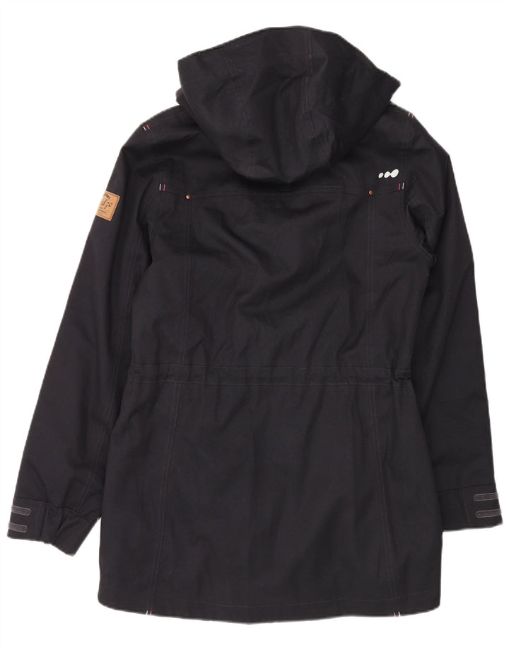 DECATHLON Womens Wedze hætteparkajakke EU 36 Small Navy Blue Polyester
