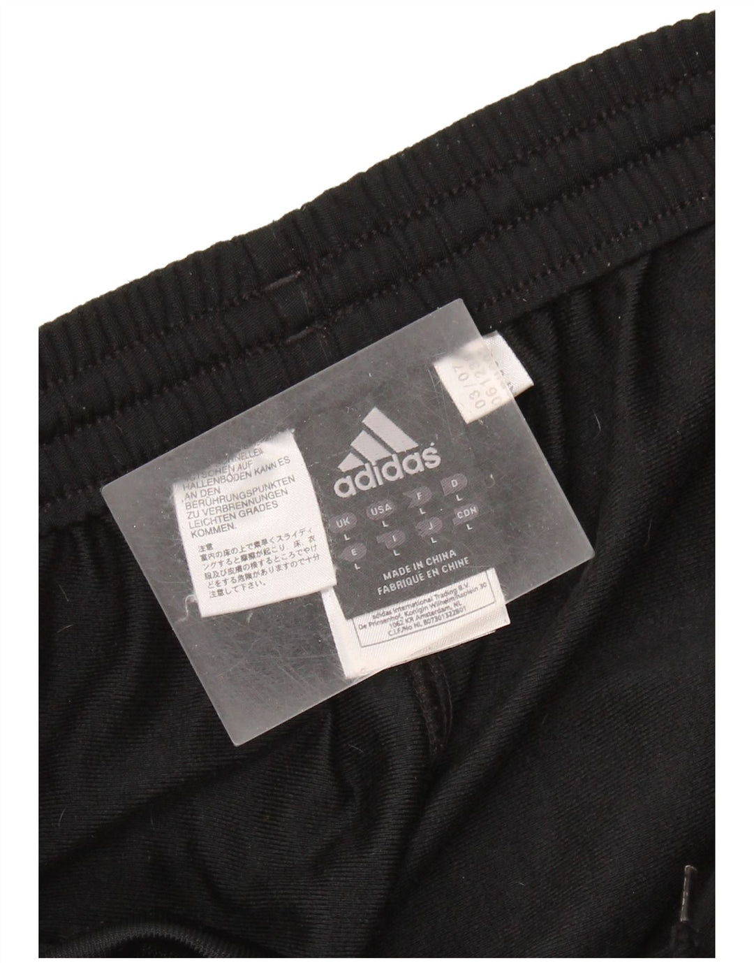 Adidas Træningsdragt til mænd Joggers Large Sort Polyester
