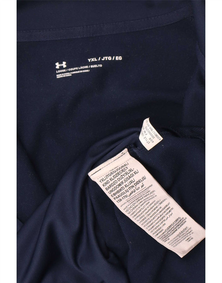 Under Armour drenge træningsdragt topjakke 13-14 år XL marineblå polyester