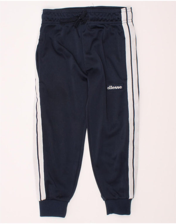 Ellesse Boys Træningsdragt Bukser Joggers 3-4 År Navy Blue Colourblock