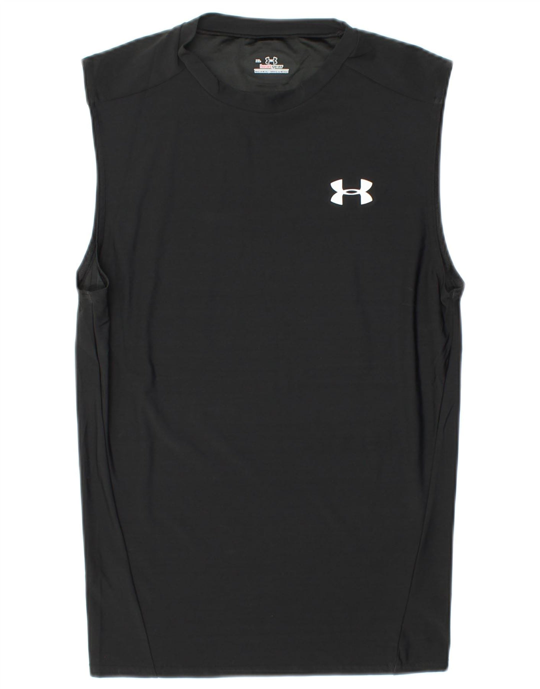 UNDER ARMOUR Boys Heat Gear Vest Top 13-14 år XL Sort Polyester