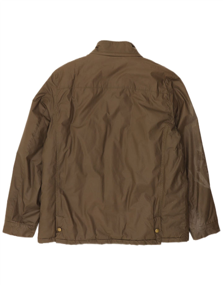 John Rocha Herre Utility Jacket UK 40 Large Khaki Cotton