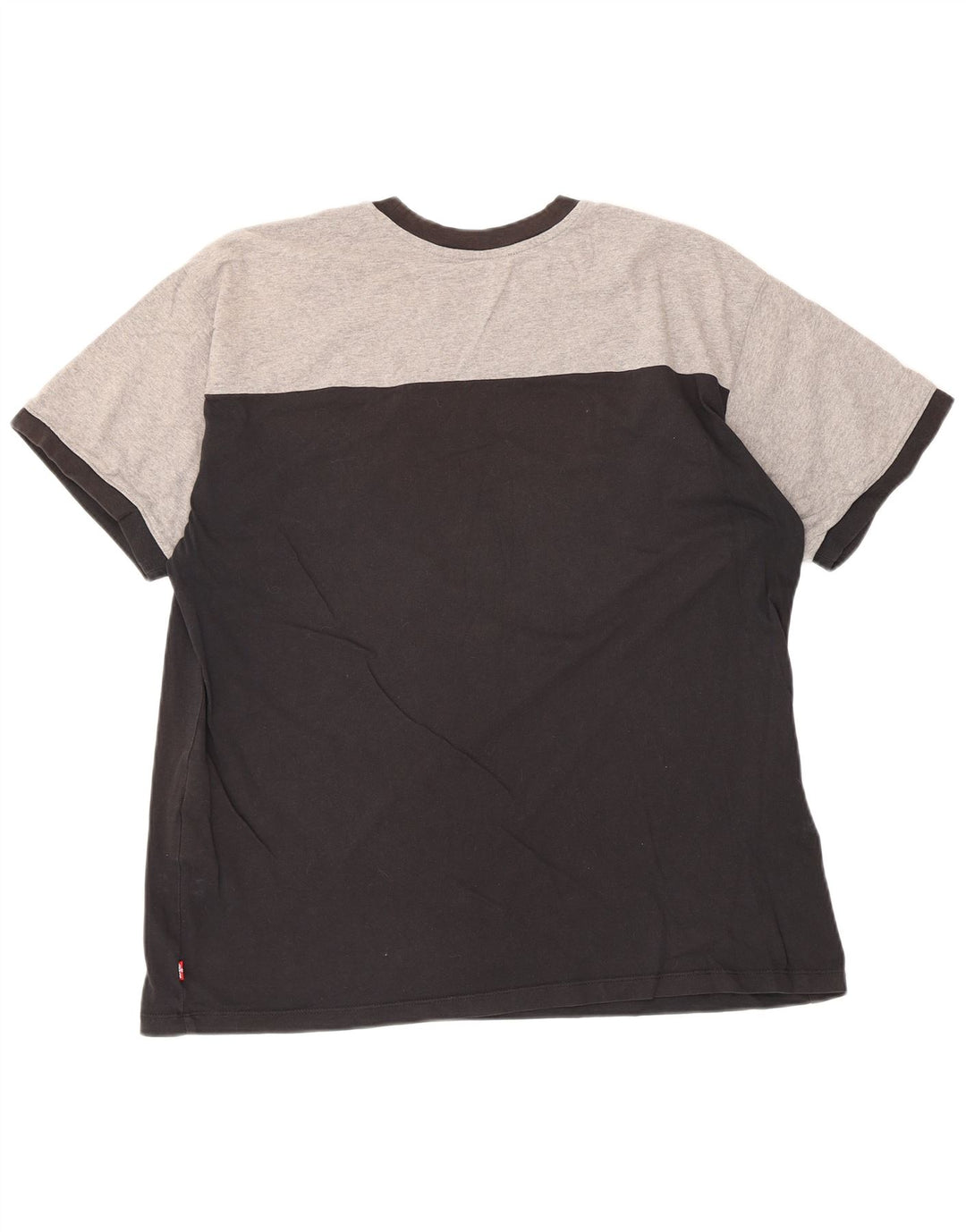 Levi's Herre afslappet grafisk T-shirt top Medium Sort Colourblock Bomuld