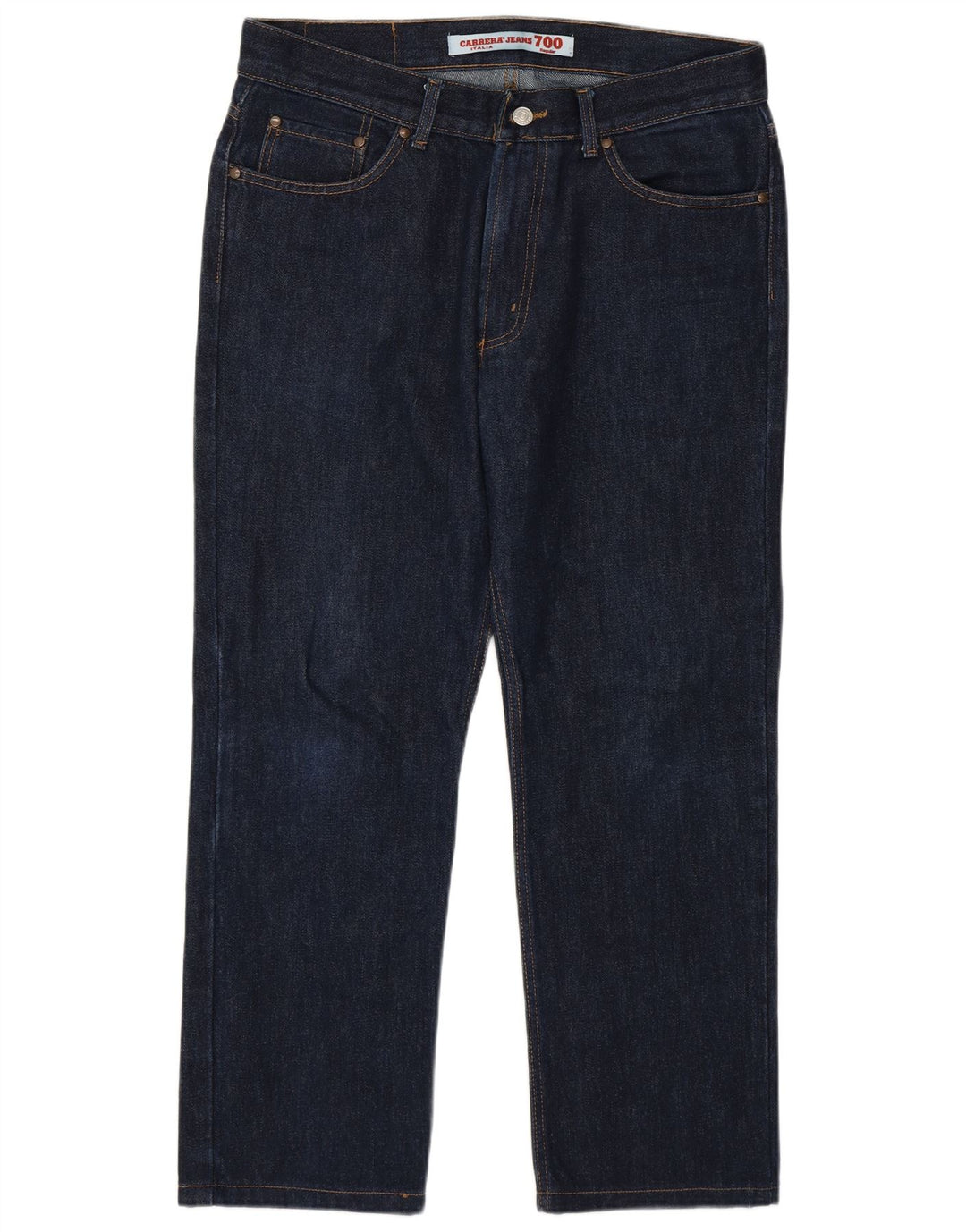 Carrera Herre 700 Straight Jeans IT 48 Medium W33 L26 Marineblå Bomuld
