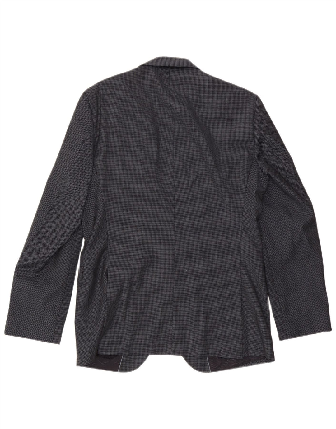 Hugo Boss Herre 2-knaps blazerjakke EU 48 Medium Grey Houndstooth Wool