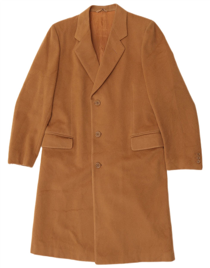 Mario Zegna Herre Overfrakke UK 36 Lille Beige Uld