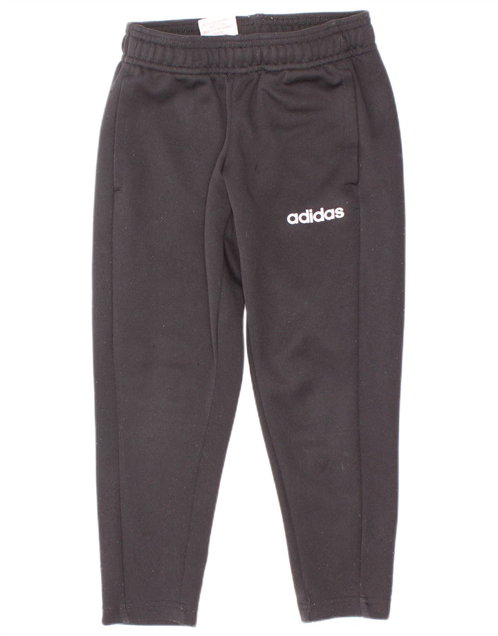 Adidas Boys Climalite træningsdragt bukser 3-4 år Sort polyester