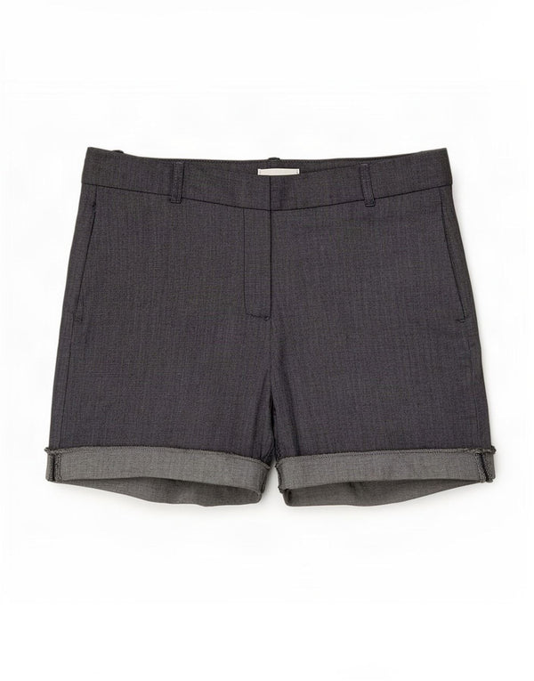 Zara Chino Shorts til kvinder Medium W28 Grå Bomuld
