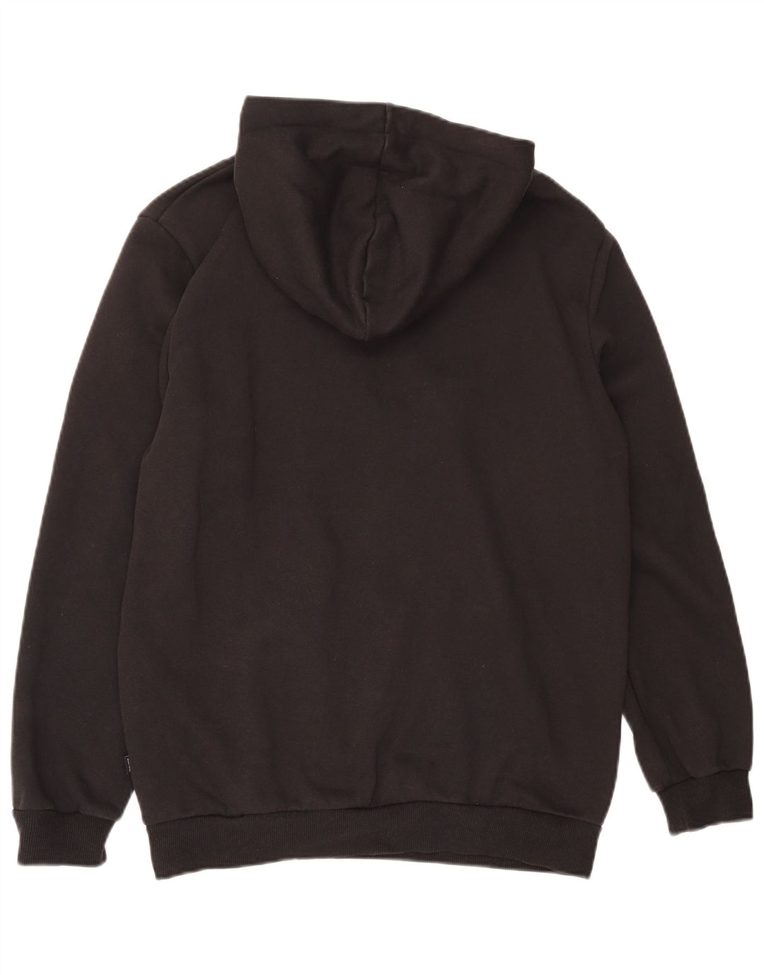 PUMA Mens Graphic Hoodie Jumper Medium Black Cotton