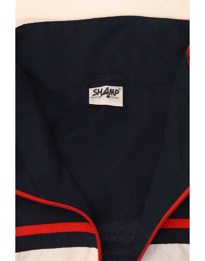 Shamp Herre træningsdragt Topjakke XL Rød Colourblock Polyester