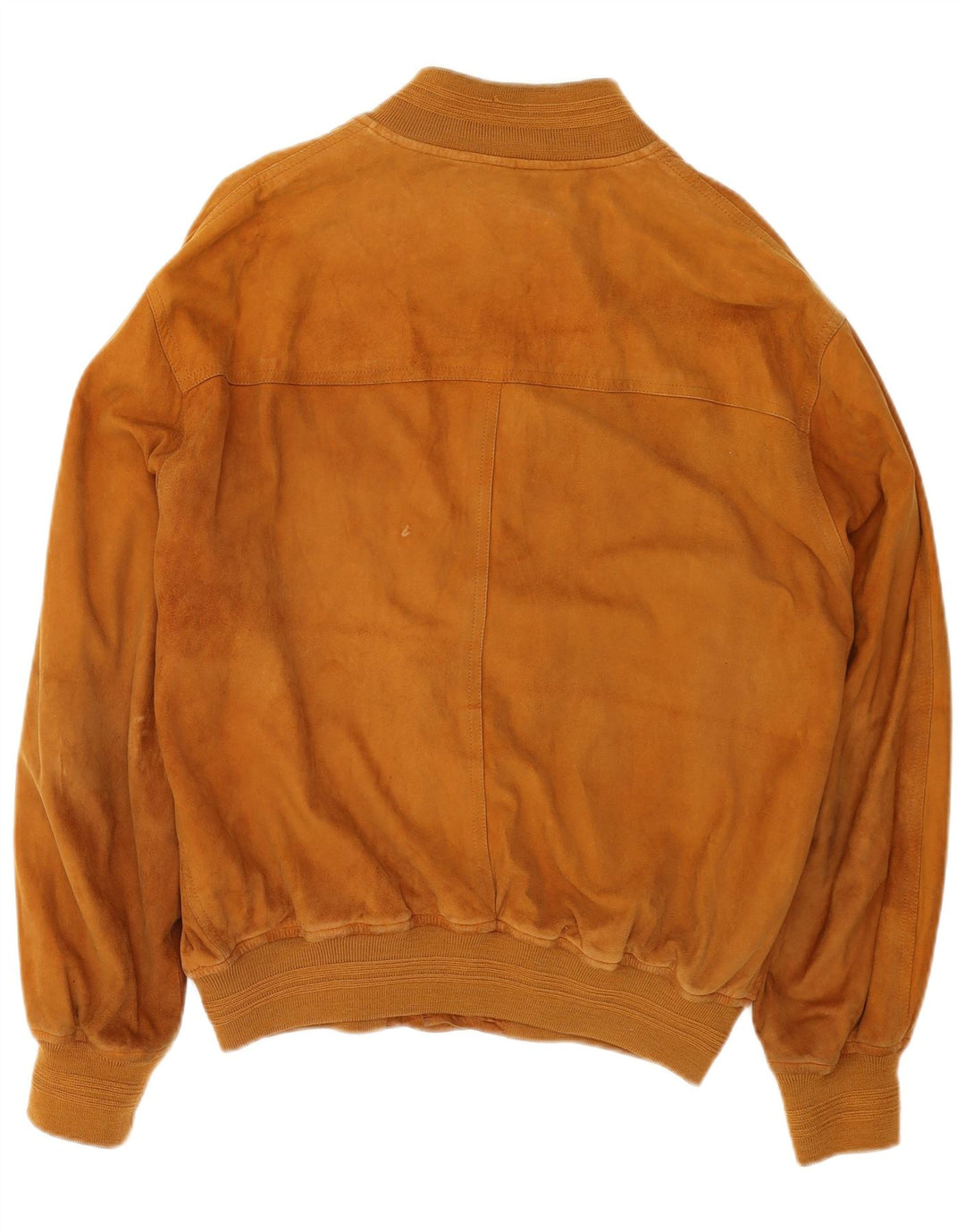 VINTAGE Bomberjakke i ruskind til mænd UK 42 XL Beige