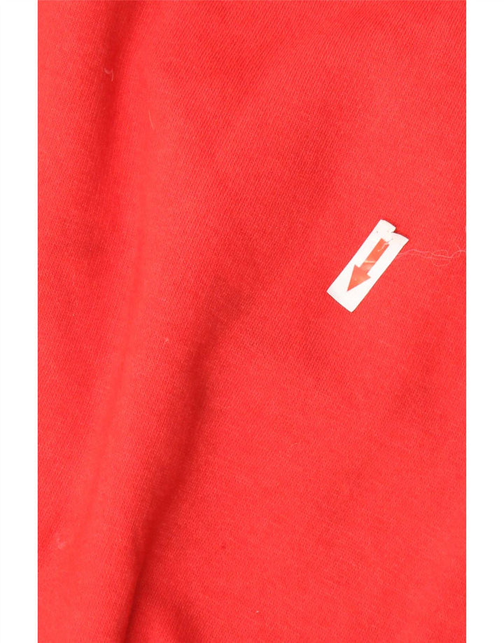 Zara Womens Oversized Sweatshirt Jumper UK 10 Lille rød polyester