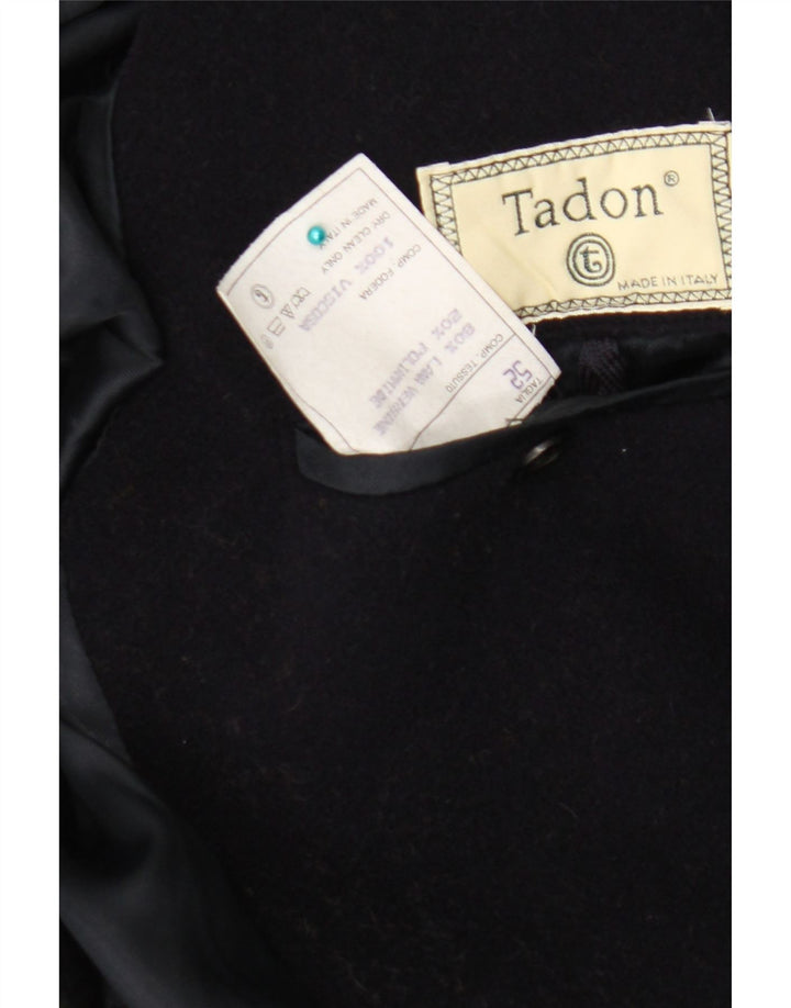 Tadon Herre Duffle Coat IT 52 XL Navy Blue Virgin Wool