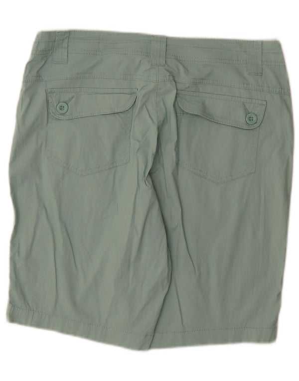Mountain Warehouse Dame Chino Shorts UK 12 Medium W32 Grøn Bomuld