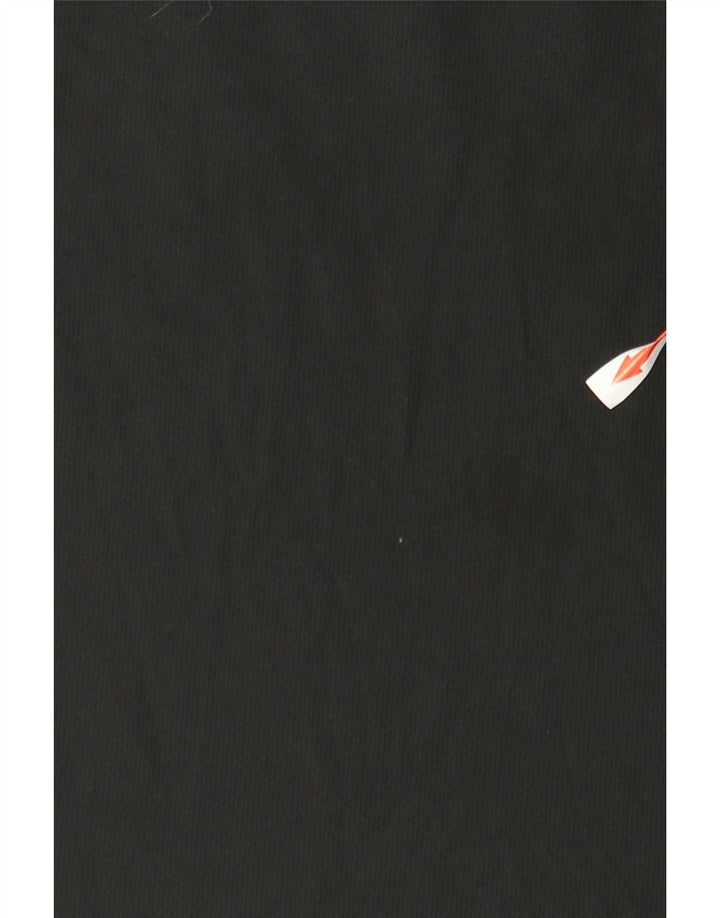 Nike Grafisk T-shirt top mellem sort polyester til mænd