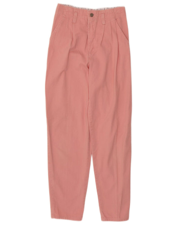 LEVI'S piger tilspidsede chinobukser 11-12 år W24 L26 Pink bomuld