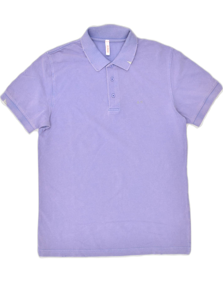 SUN68 Mens Polo Shirt Large Purple Cotton | Vintage Sun68 | Thrift | Second-Hand Sun68 | Used Clothing | Messina Hembry 