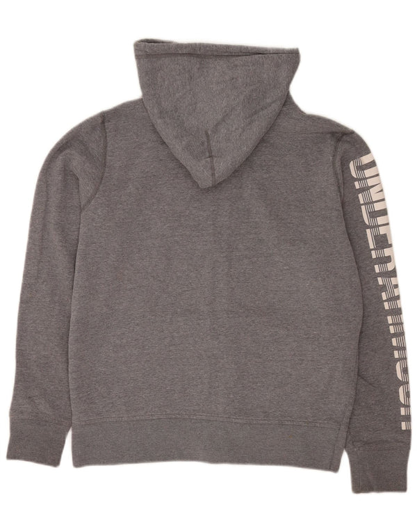Under Armour Dame Grafisk Hættetrøje Sweater UK 8 Small Grey Sports