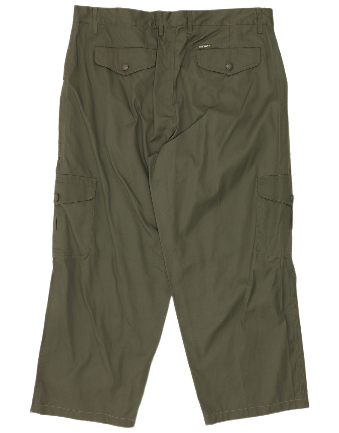 Patton Straight Cargo bukser til mænd W38 L27 Khaki Bomuld