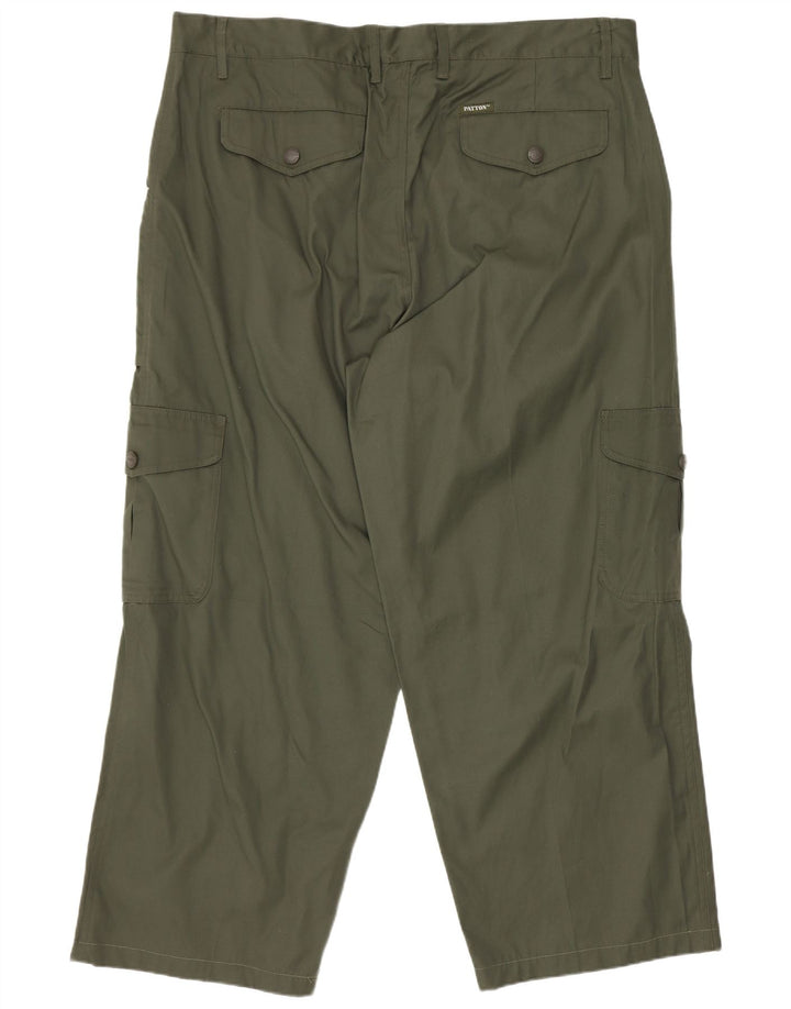 Patton Straight Cargo bukser til mænd W38 L27 Khaki Bomuld