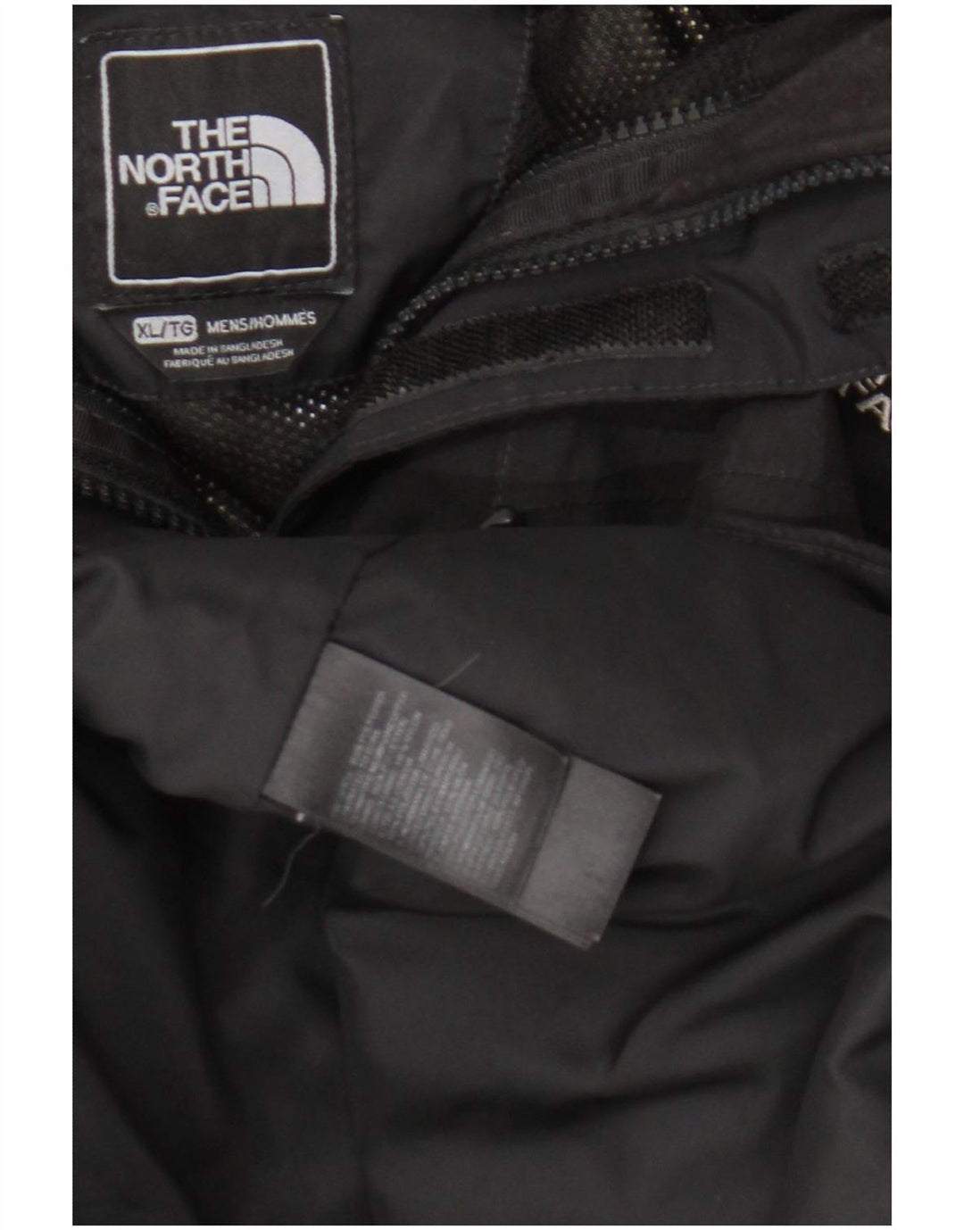 The North Face Regnjakke med hætte til mænd UK 42 XL Sort Polyester