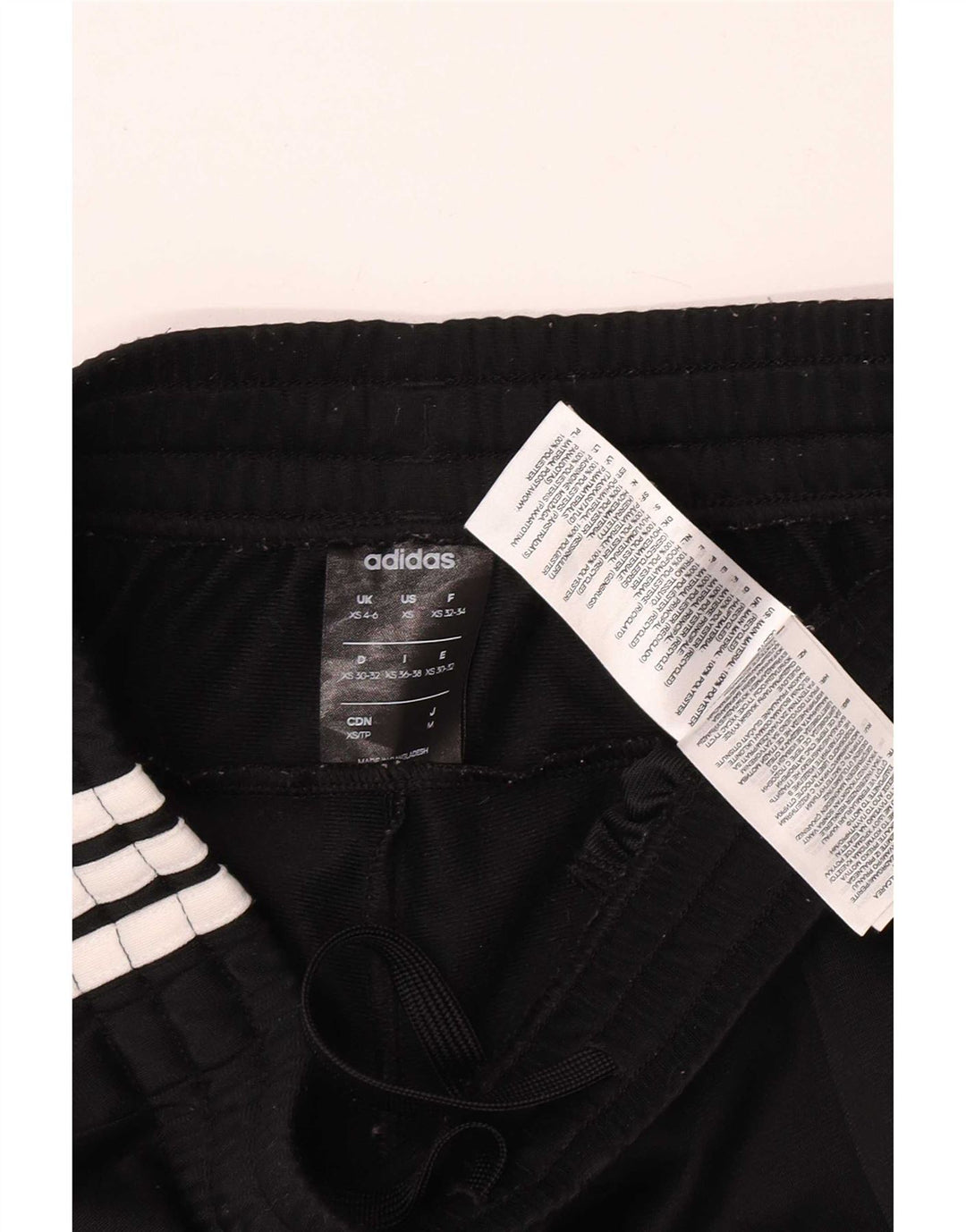 Adidas Træningsdragtsbukser til kvinder UK 4/6 XS Sort Polyester