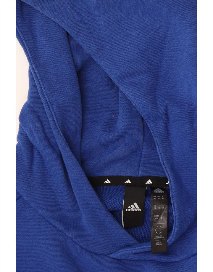 Adidas grafisk hættetrøje til mænd mellemblå