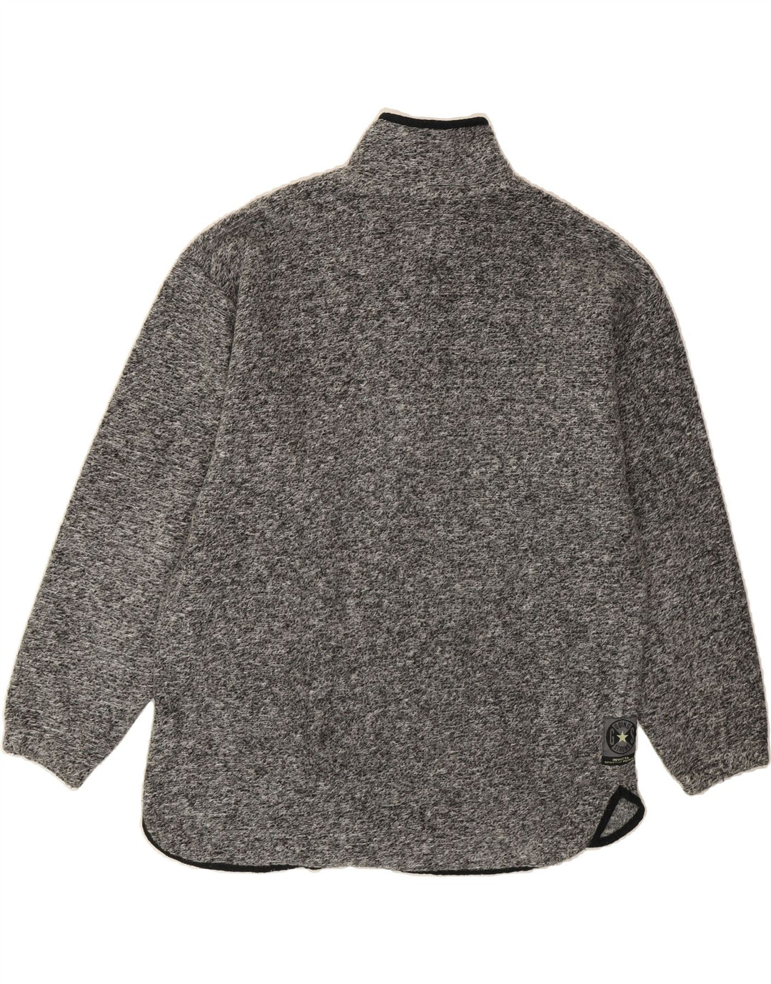 INVICTA Mens Zip Neck Fleece Jumper XL Grey Vintage Invicta and Second-Hand Invicta from Messina Hembry 