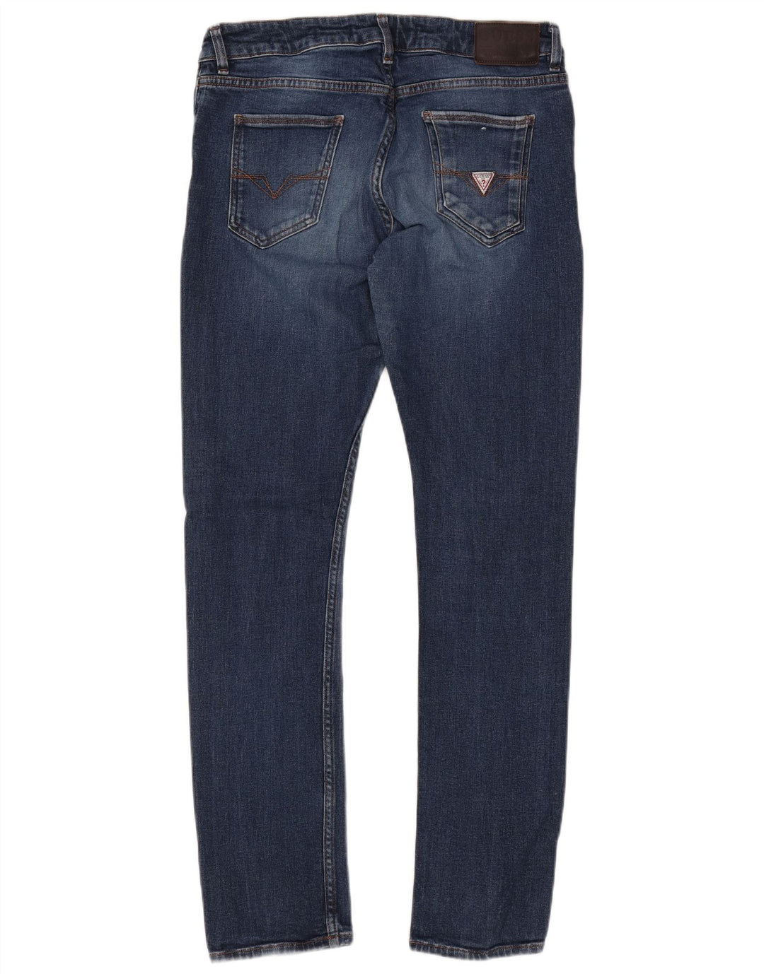 GUESS Dame Miami Skinny Jeans W34 L31 Blå Bomuld