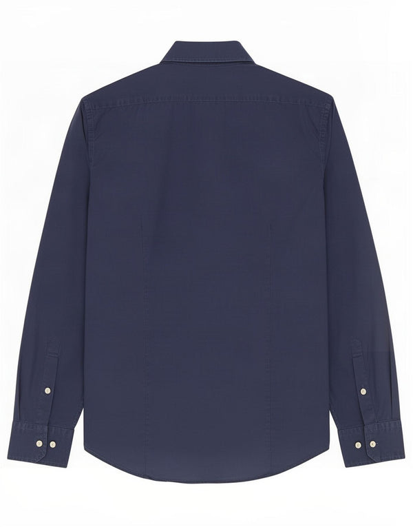 Trussardi Mens Shirt Size 38 15 Medium Navy Blue