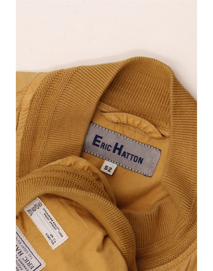ERIC HATTON Bomberjakke til mænd IT 52 XL Brun bomuld