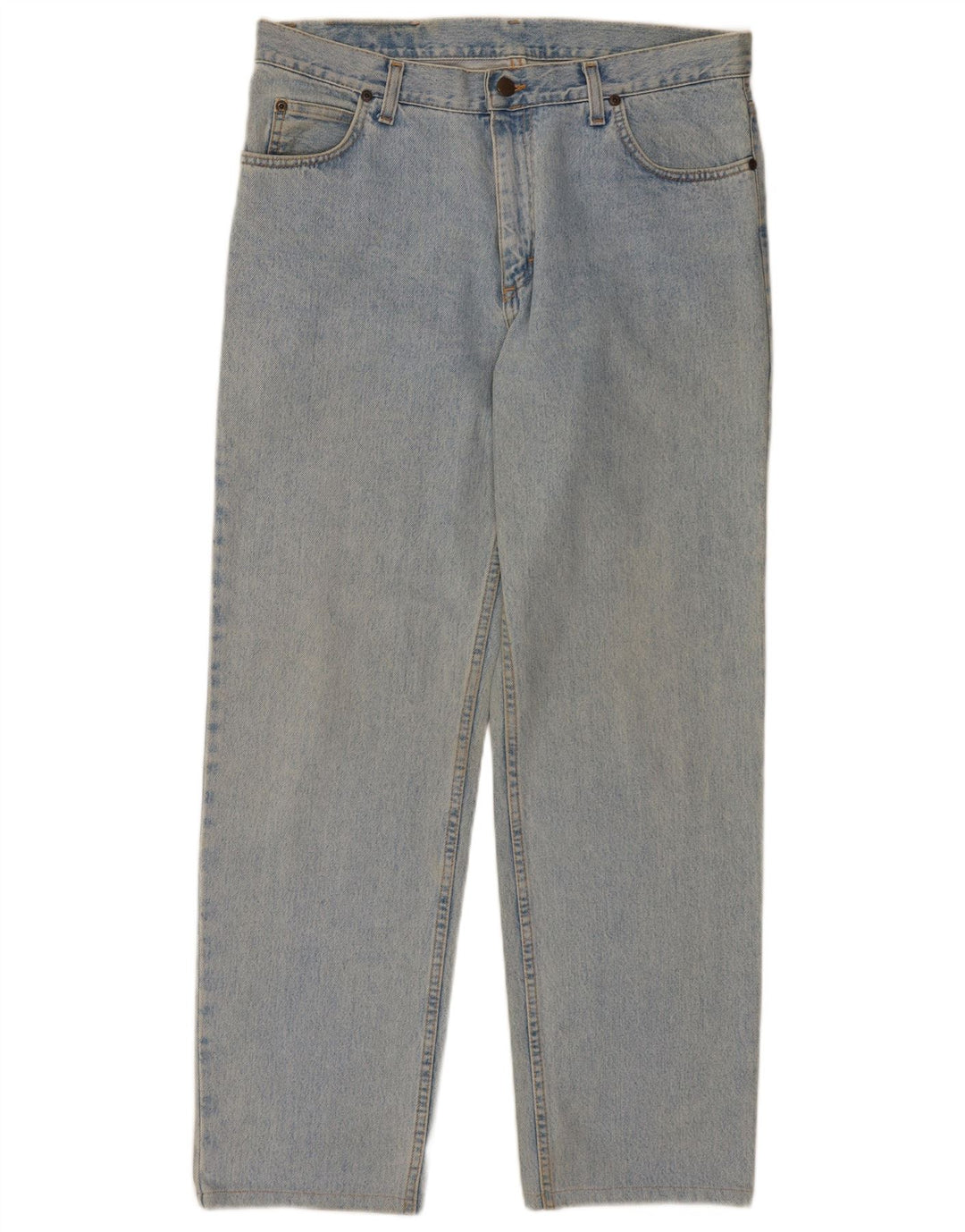 Lee Mens Brooklyn Straight Jeans W36 L30 Blå Bomuld