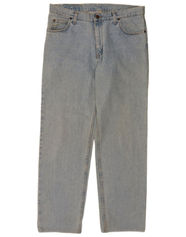Lee Mens Brooklyn Straight Jeans W36 L30 Blå Bomuld