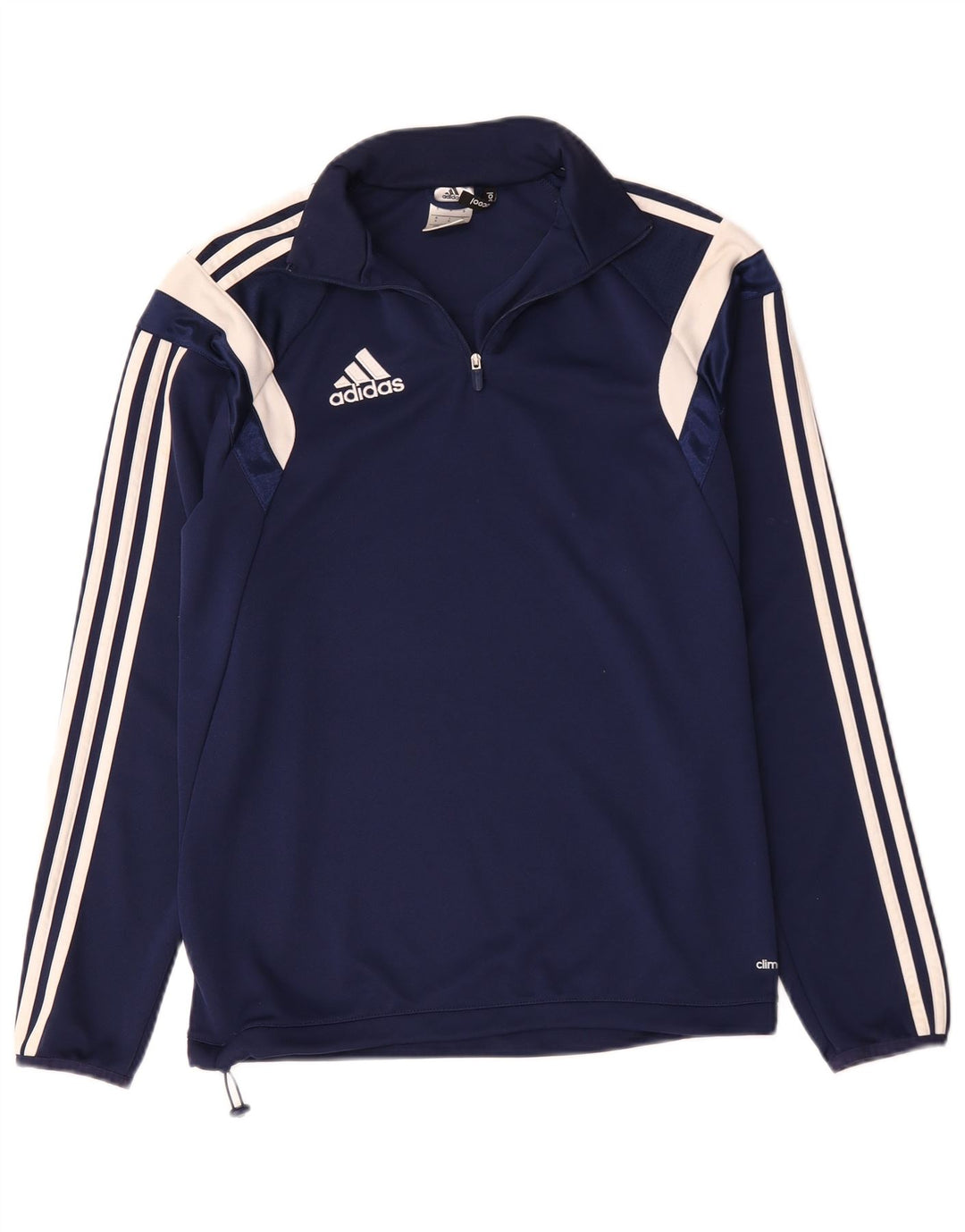 Adidas Herre Climacool Pullover Træningsdragt Top Small Navy Blue Colourblock