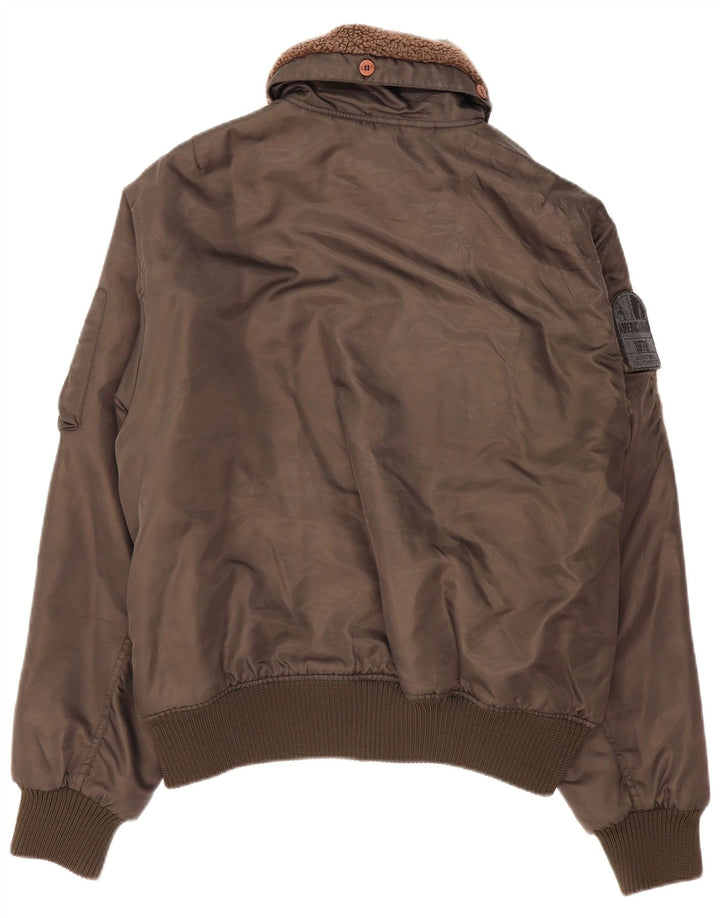 Americanino Herre Bomber Jacket UK 44 2XL Brun Nylon