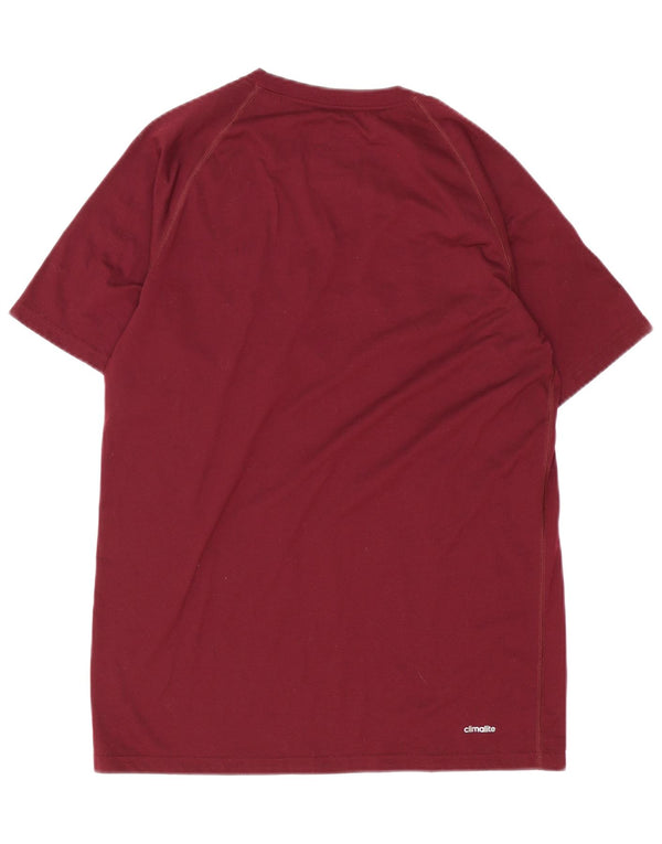 Adidas Mens Arizona State Hockey Graphic T-Shirt Top Medium Burgundy