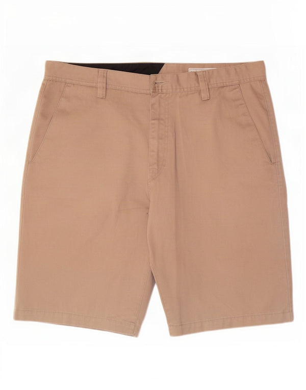 Volcom Herre Chino Shorts Large W36 Beige Polyester