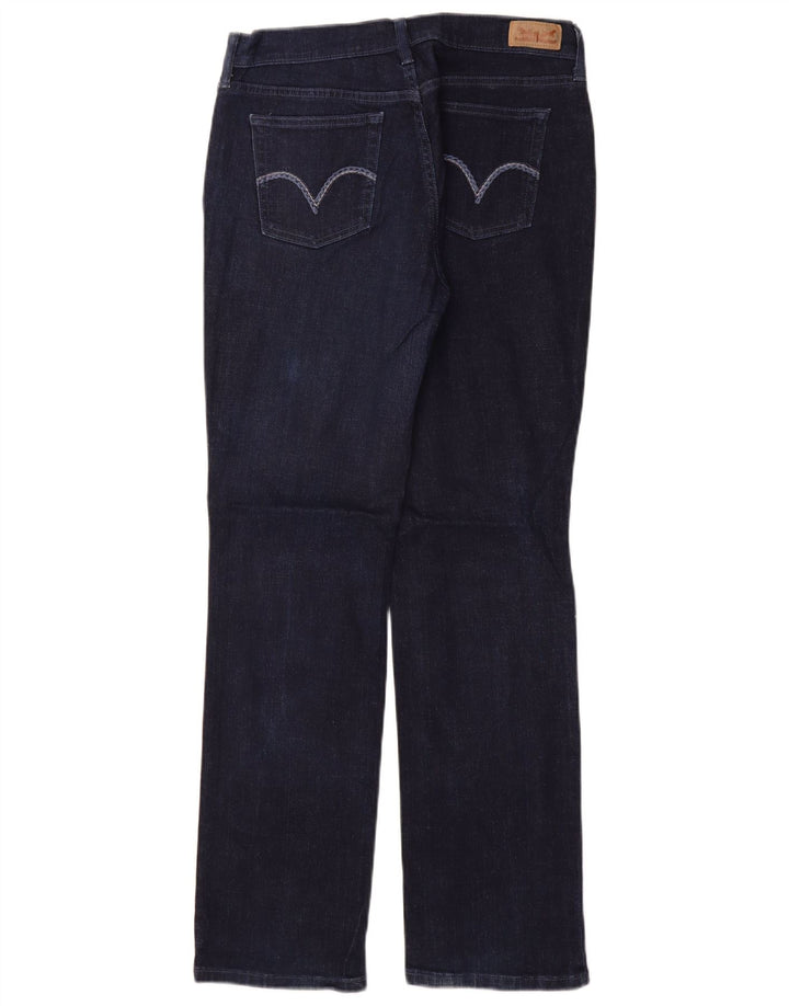 LEVI'S Lige jeans til kvinder US 8 Medium W29 L32 Marineblå Bomuld