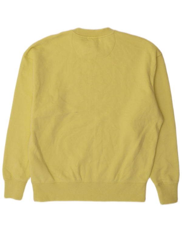 Jack Wills Herre Oversized Sweatshirt Jumper Small Gul Bomuld