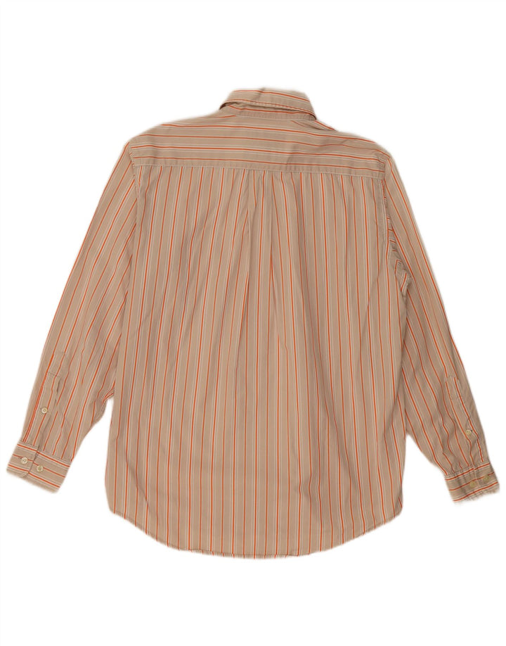 Murphy & Nye Herreskjorte Medium Beige Nålestribet bomuld