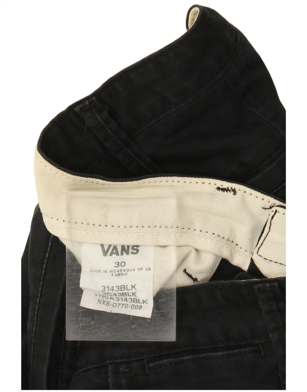 VANS Straight Chino Bukser til mænd W30 L32 Marineblå Bomuld