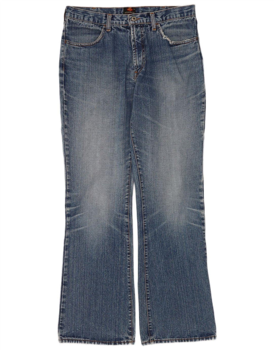Energie Herre Bootcut Jeans EU 36 Small W32 L33 Blue Cotton