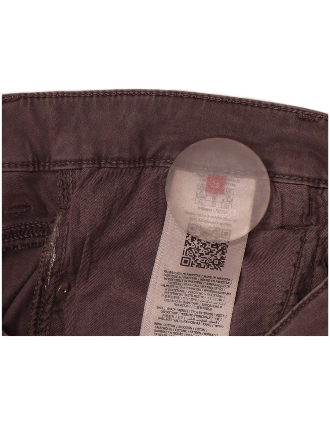 GUESS Skinny Casual Bukser til kvinder W28 L30 Grå Bomuld