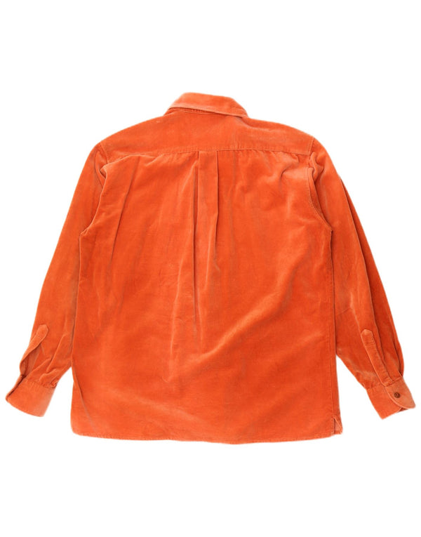 Ingram Herre Velvet Shirt Str. 16 41 Stor Orange Bomuld