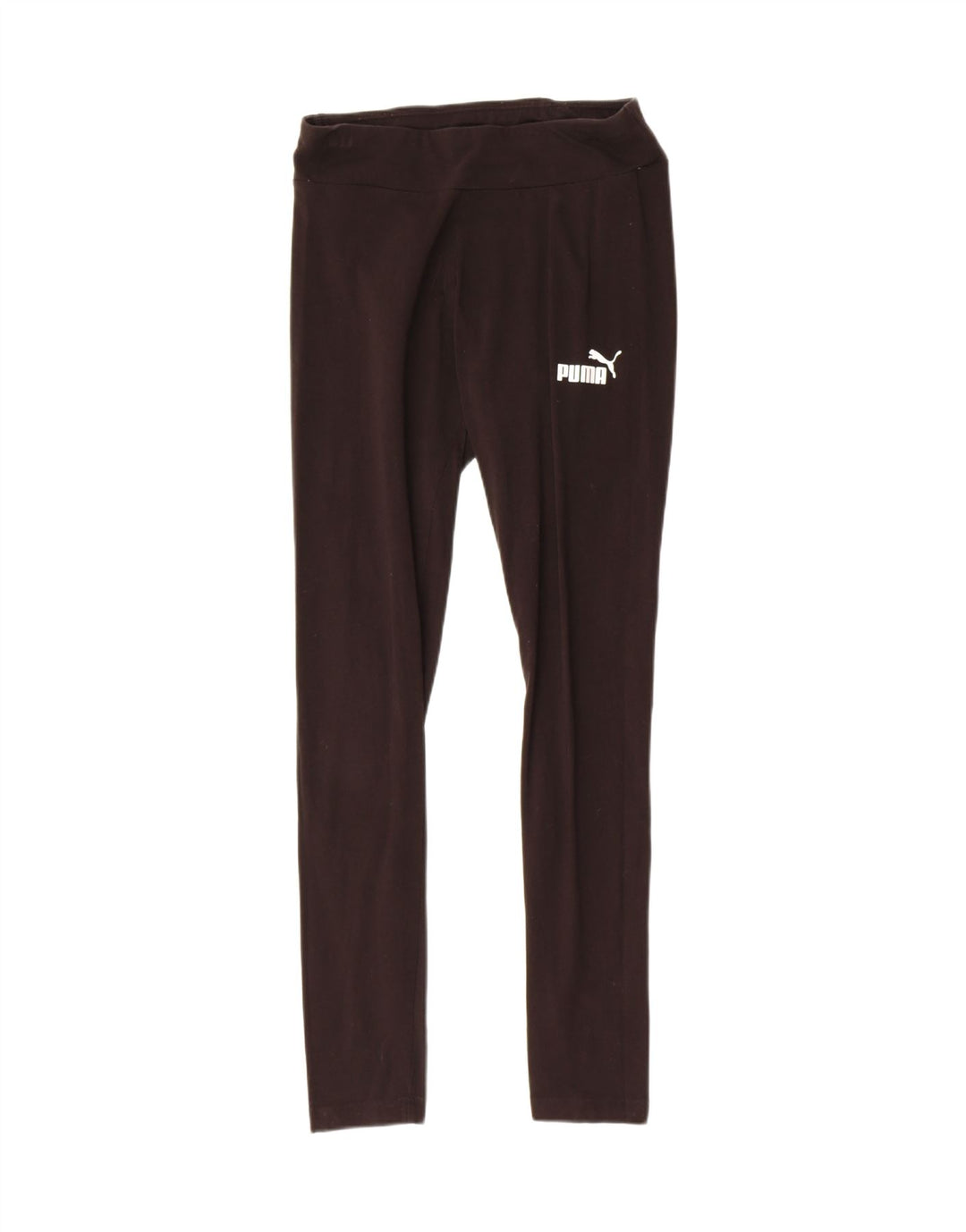 PUMA Womens Leggings UK 10 Small  Black Cotton