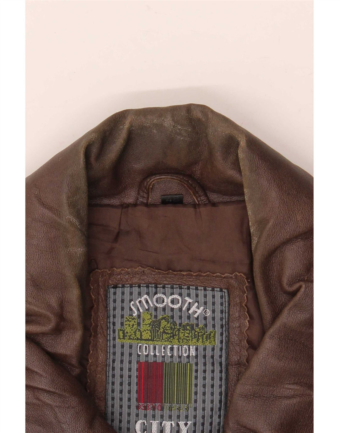 Vintage herre læderjakke IT 48 Medium Brun
