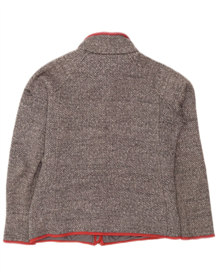 Columbia træningsdragt topjakke til kvinder UK 14 Medium Grey Flecked Polyester